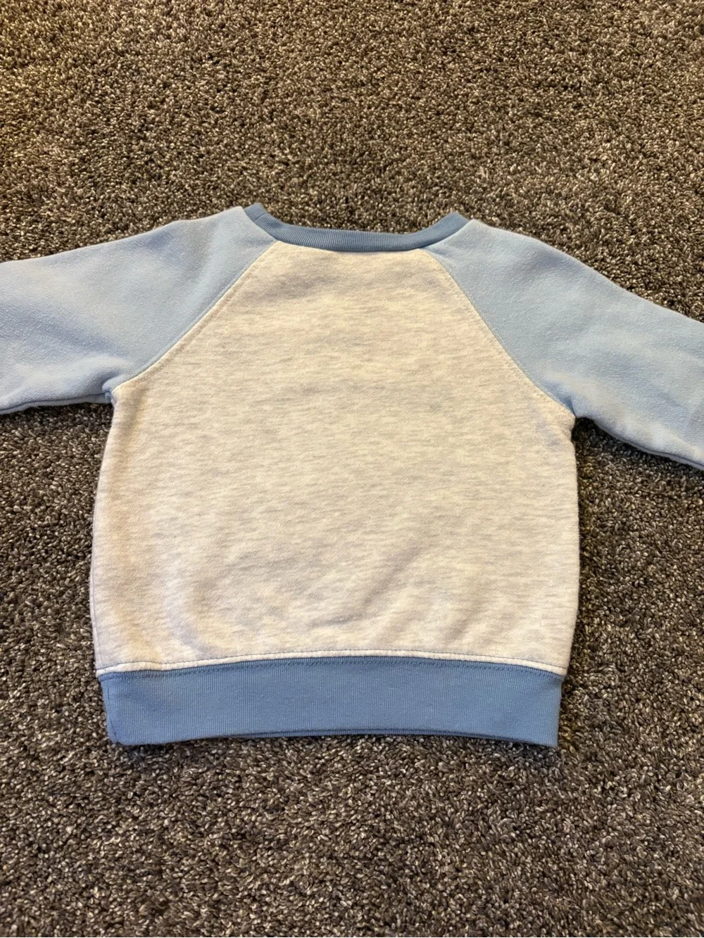 Old Navy Light Blue & Heather Gray Bluey Graphic Sweatshirt